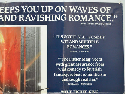 THE FISHER KING (Top Right) Cinema Quad Movie Poster 