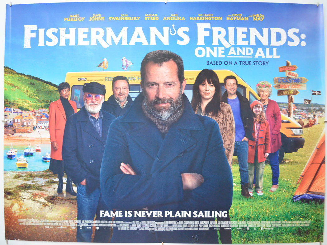 Fisherman’s Friends: One And All Original Quad Poster - Film Poster - Movie Poster  