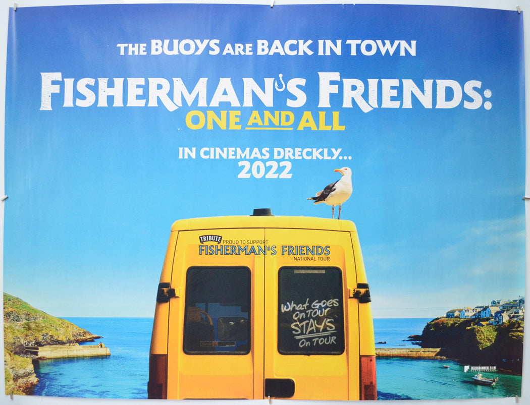 Fisherman’s Friends: One And All (Teaser / Advance Version) Original Quad Poster - Film Poster - Movie Poster  