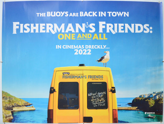 Fisherman’s Friends: One And All (Teaser / Advance Version) Original Quad Poster - Film Poster - Movie Poster  