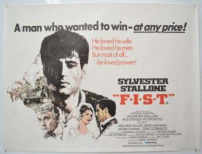 F.I.S.T. (a.k.a. Fist) Original Quad Poster - Film Poster - Movie Poster