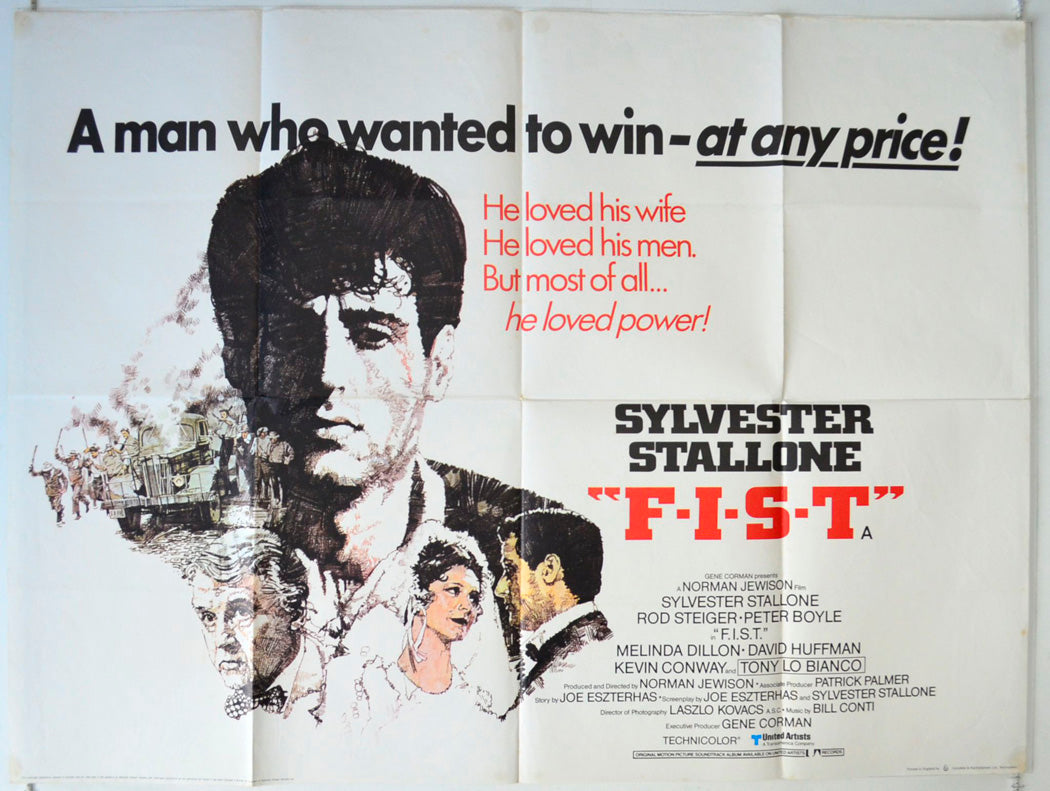 F.I.S.T. Original British Quad Poster - Movie Poster