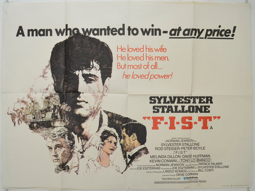 F.I.S.T.   Original Quad Poster - Film Poster - Movie Poster 