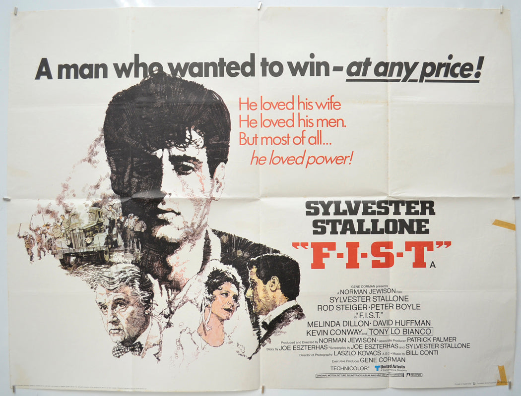 F.I.S.T. Original Quad Poster - Film Poster - Movie Poster