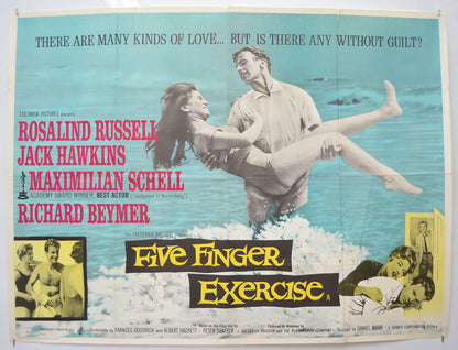 Five Finger Exercise Original Quad Poster - Film Poster - Movie Poster