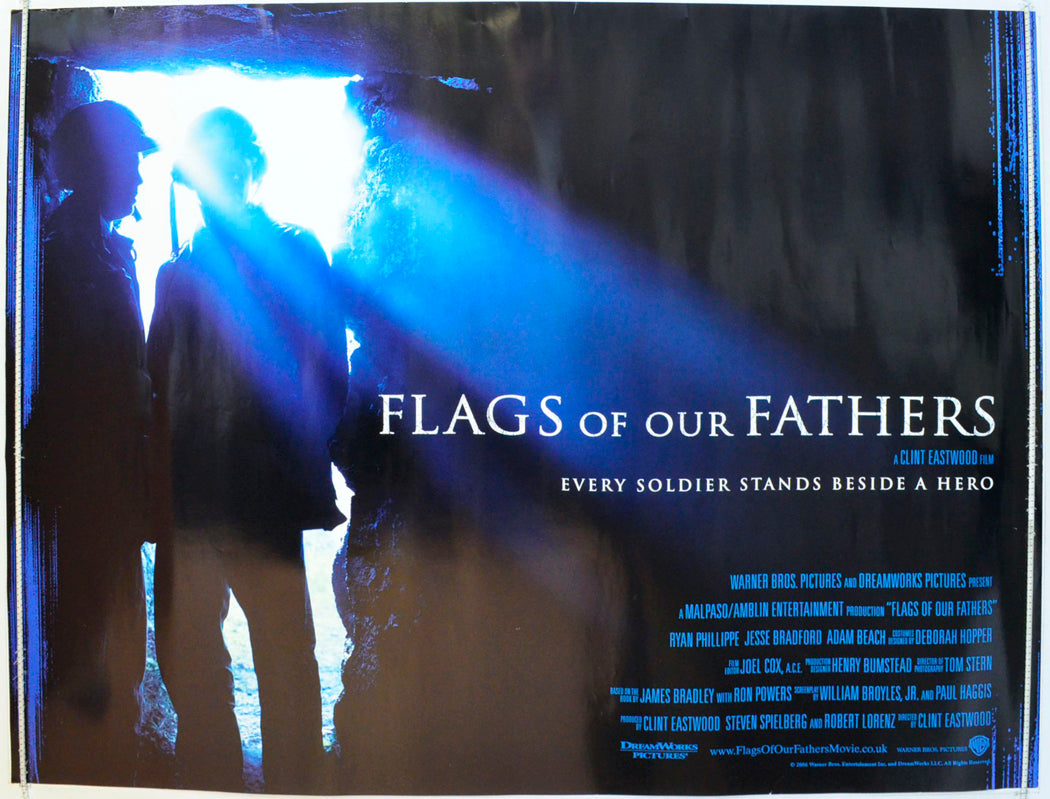 Flags Of Our Fathers  (Teaser / Advance Version)   Original British Quad Poster - Film Poster - Movie Poster 