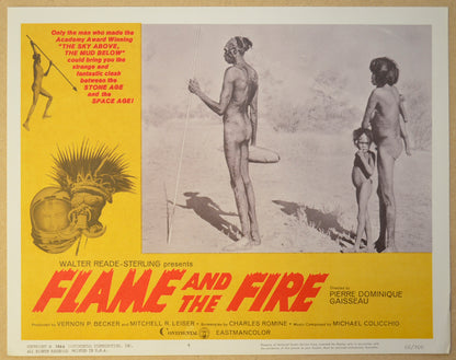 FLAME AND THE FIRE (Card 4) Cinema Lobby Card Set 