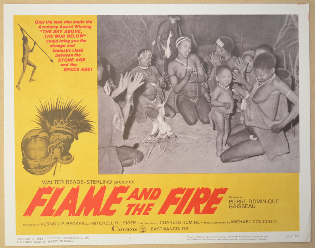 FLAME AND THE FIRE (Card 6) Cinema Lobby Card Set 