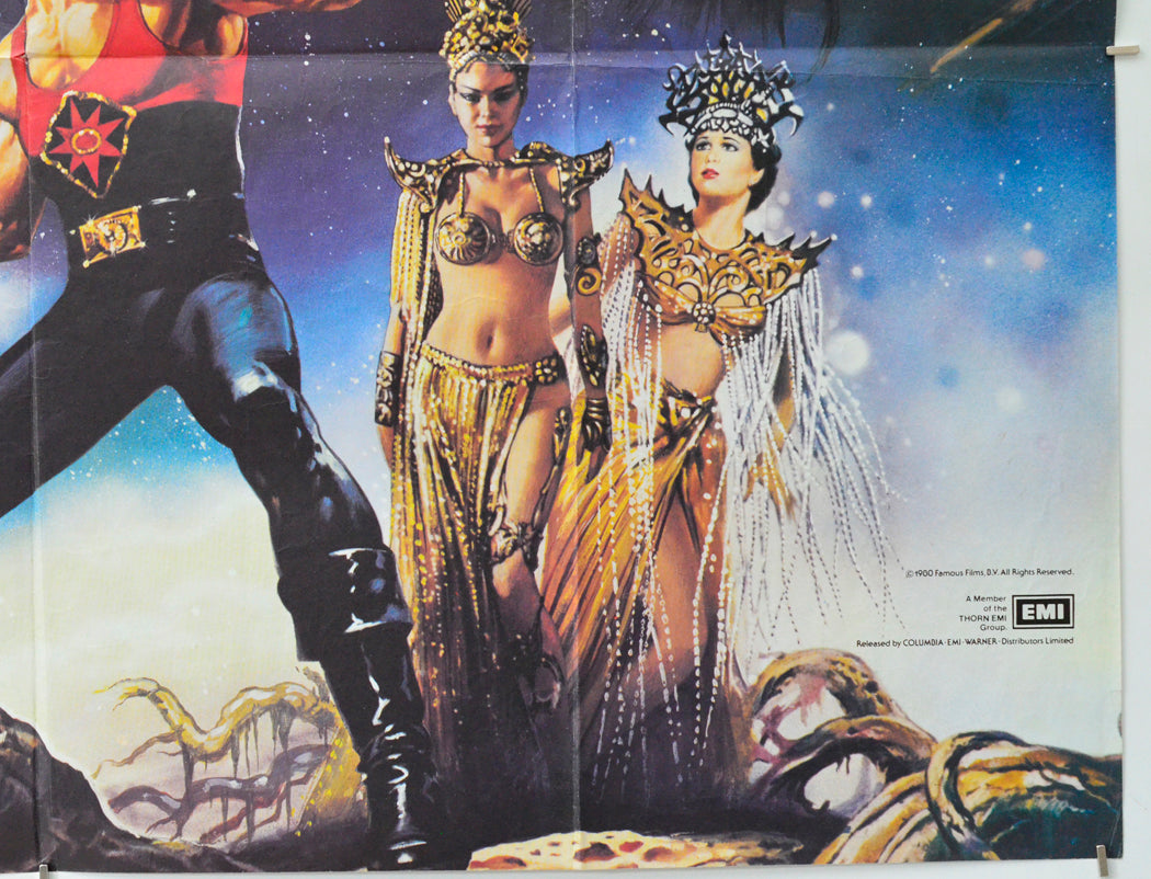 Flash Gordon (Bottom Right) Cinema Quad Movie Poster 