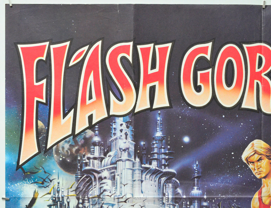 Flash Gordon (Top Left) Cinema Quad Movie Poster 
