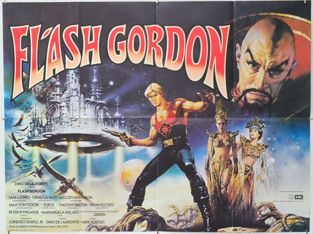 Flash Gordon - Original Quad Poster - Film Poster - Movie Poster
