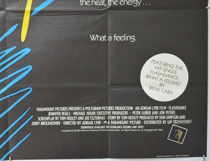 FLASHDANCE (Bottom Right) Cinema Quad Movie Poster 