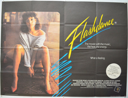 Flashdance  Original Quad Poster - Film Poster - Movie Poster