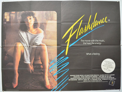 Flashdance  Original Quad Poster - Film Poster - Movie Poster