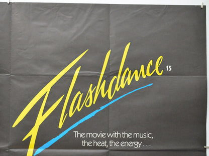 FLASHDANCE (Top Right) Cinema Quad Movie Poster 