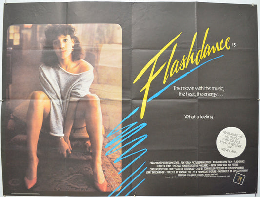 Flashdance  Original Quad Poster - Film Poster - Movie Poster