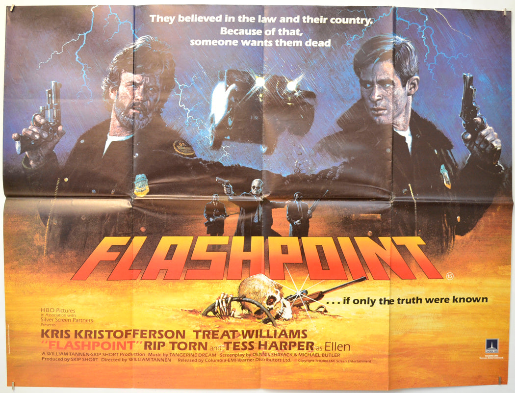 Flashpoint  Original Quad Poster - Film Poster - Movie Poster