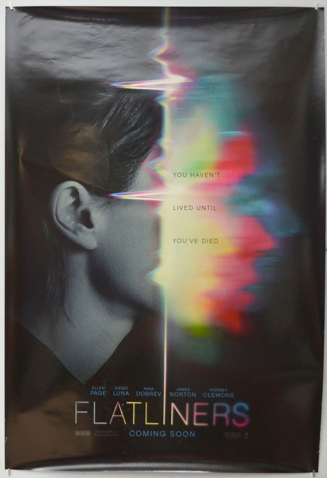 Flatliners (Teaser / Advance Version ) Original One Sheet Poster - Film Poster - Movie Poster