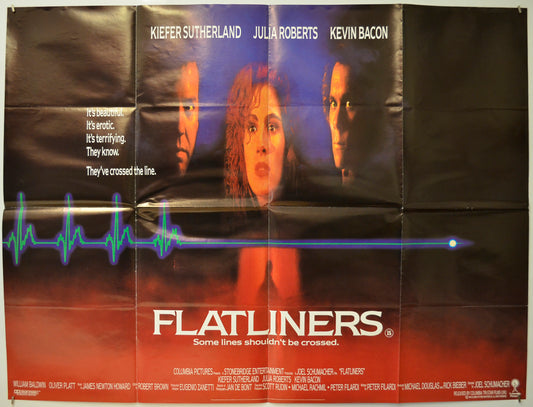 Flatliners  Original Quad Poster - Film Poster - Movie Poster