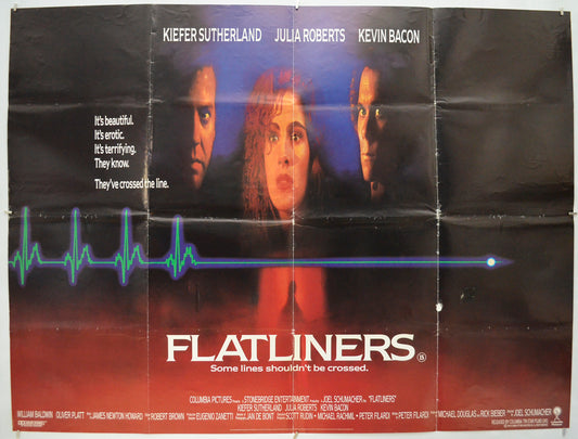 Flatliners Original Quad Poster - Film Poster - Movie Poster