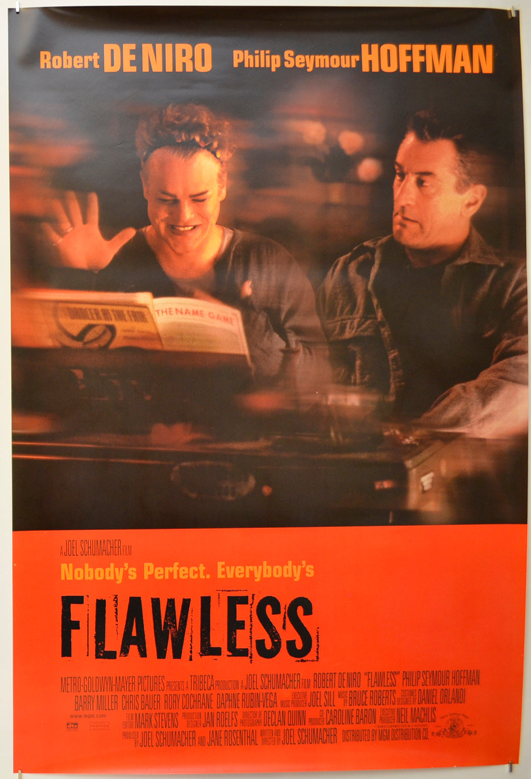 Flawless Original One Sheet Poster - Film Poster - Movie Poster  