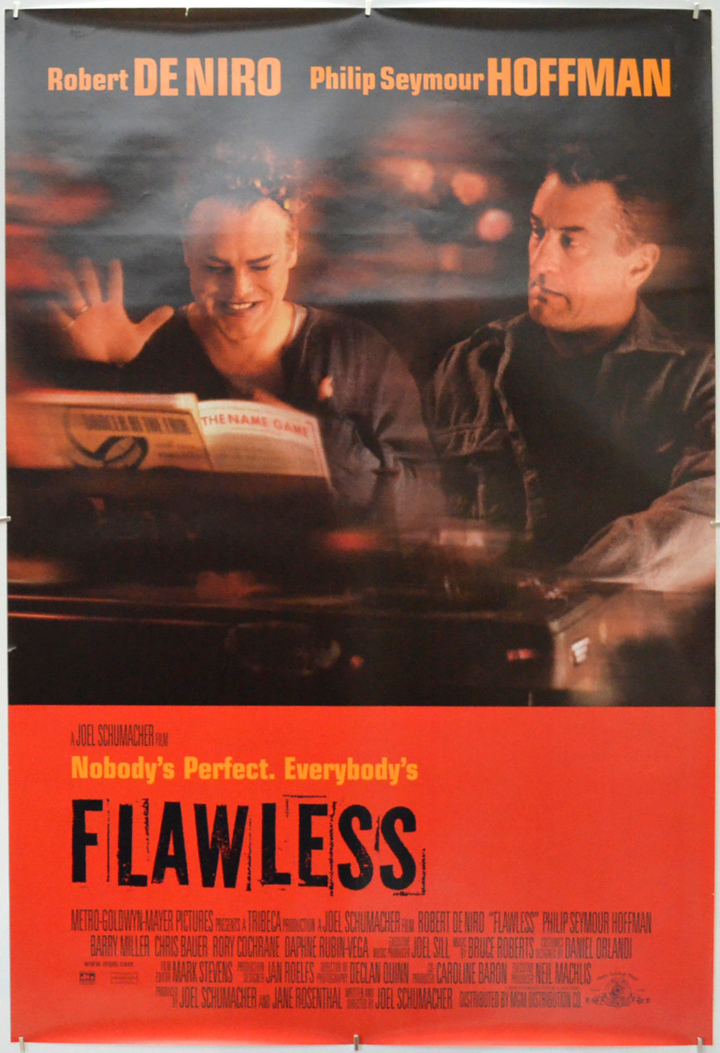 Flawless Original One Sheet Poster - Film Poster - Movie Poster