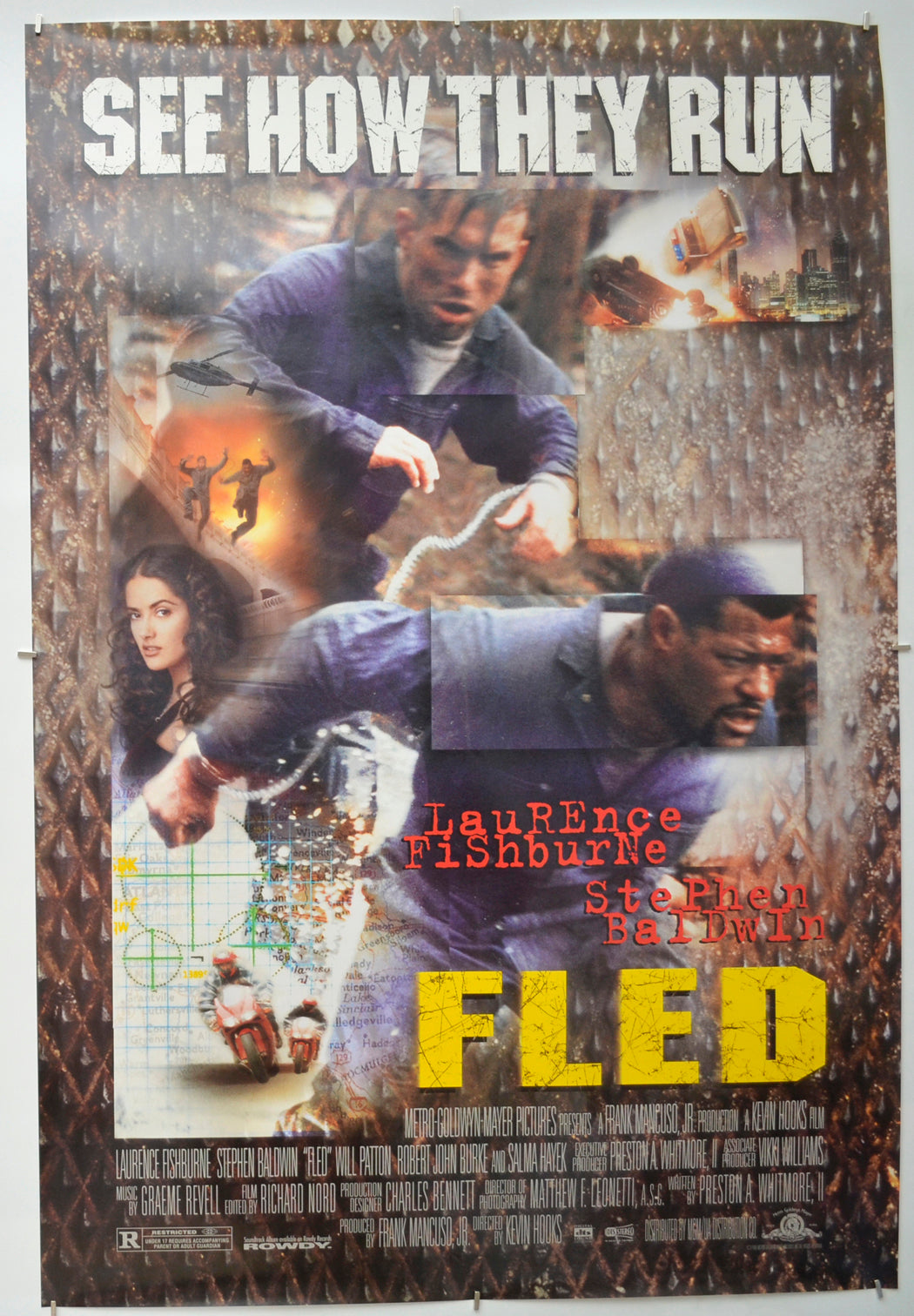 Fled Original One Sheet Poster - Film Poster - Movie Poster