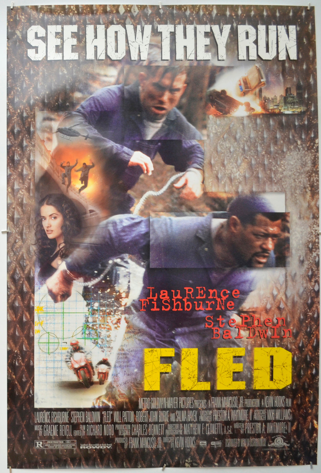 Fled Original One Sheet Poster - Film Poster - Movie Poster