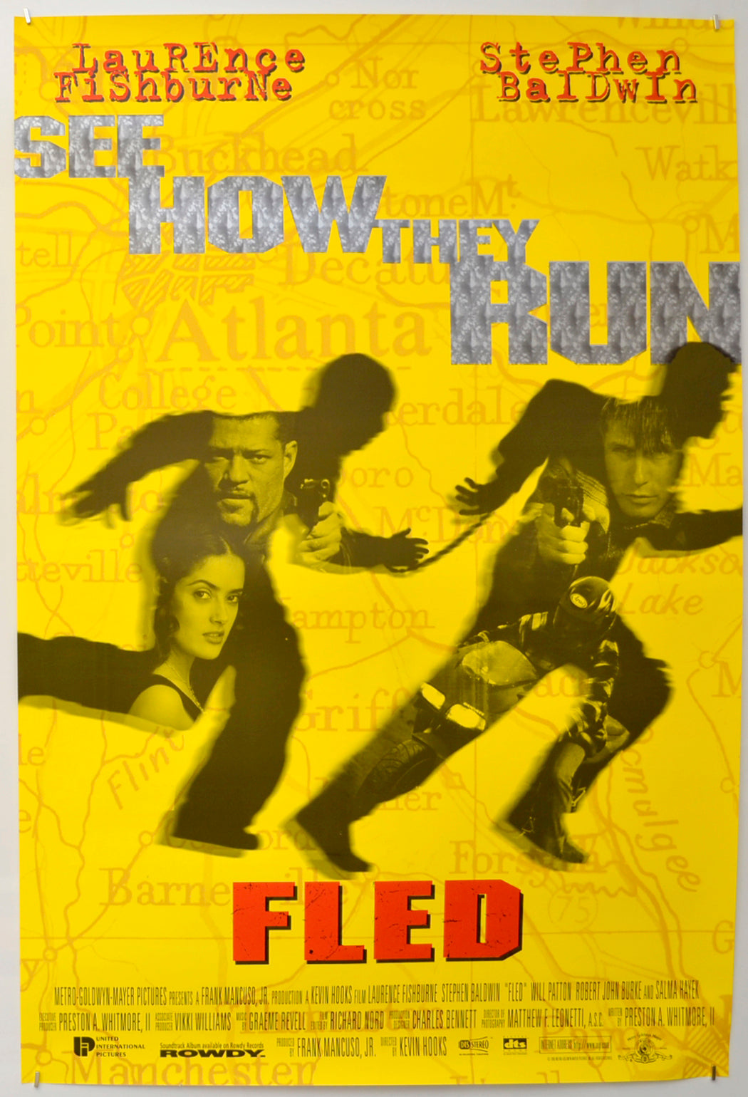 Fled  (Style C)   Original One Sheet Poster - Film Poster - Movie Poster