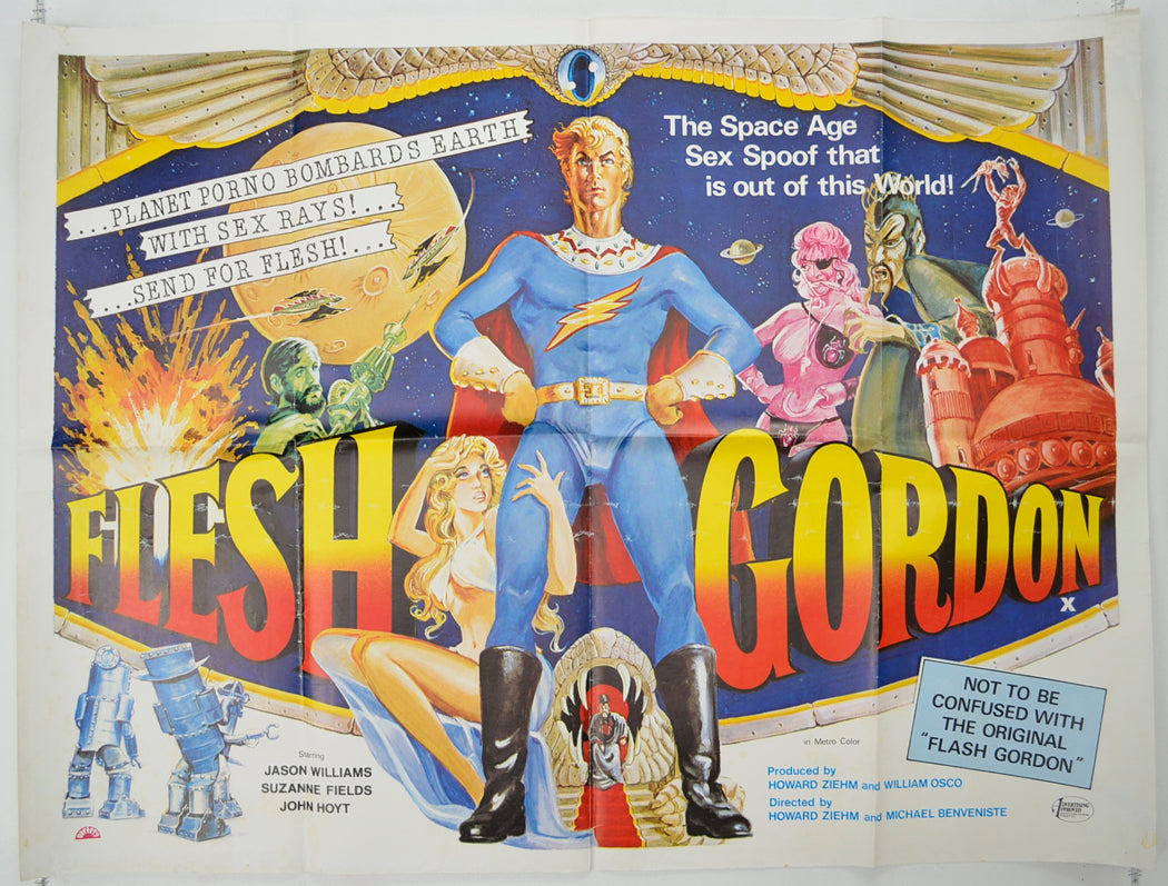 Flesh Gordon  Original Quad Poster - Film Poster - Movie Poster