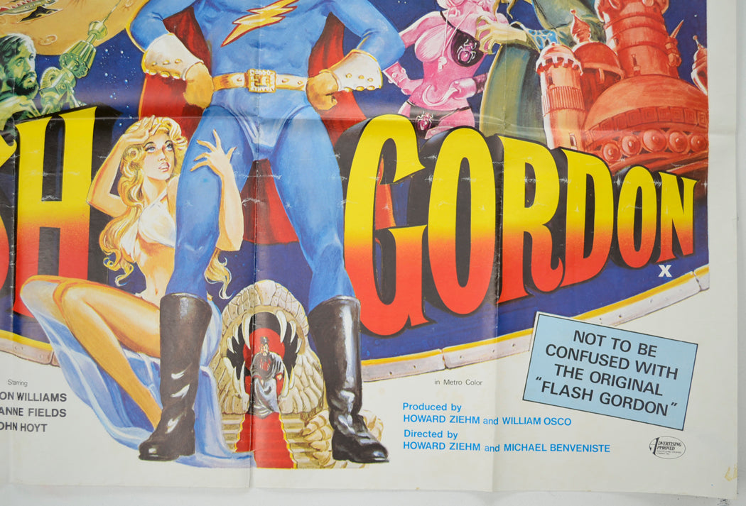 FLESH GORDON (Bottom Right) Cinema Quad Movie Poster 