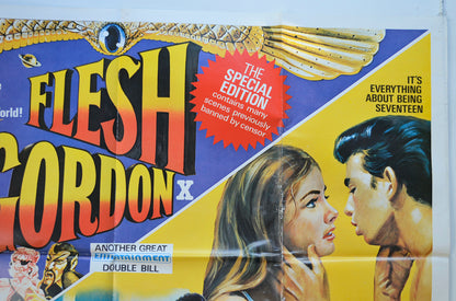 FLESH GORDON / LEMON POPSICLE (Top Right) Cinema Quad Movie Poster 