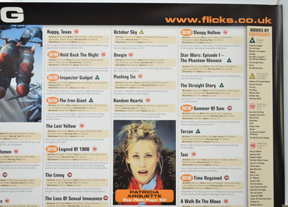 FLICKS JANUARY 2000 (Top Right) Cinema Quad Movie Poster 