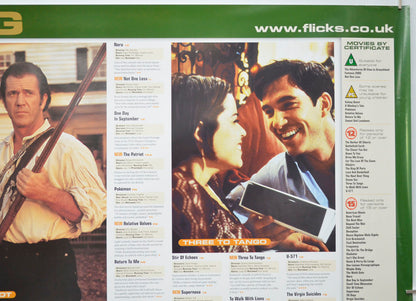 FLICKS JULY 2000 (Top Right) Cinema Quad Movie Poster 