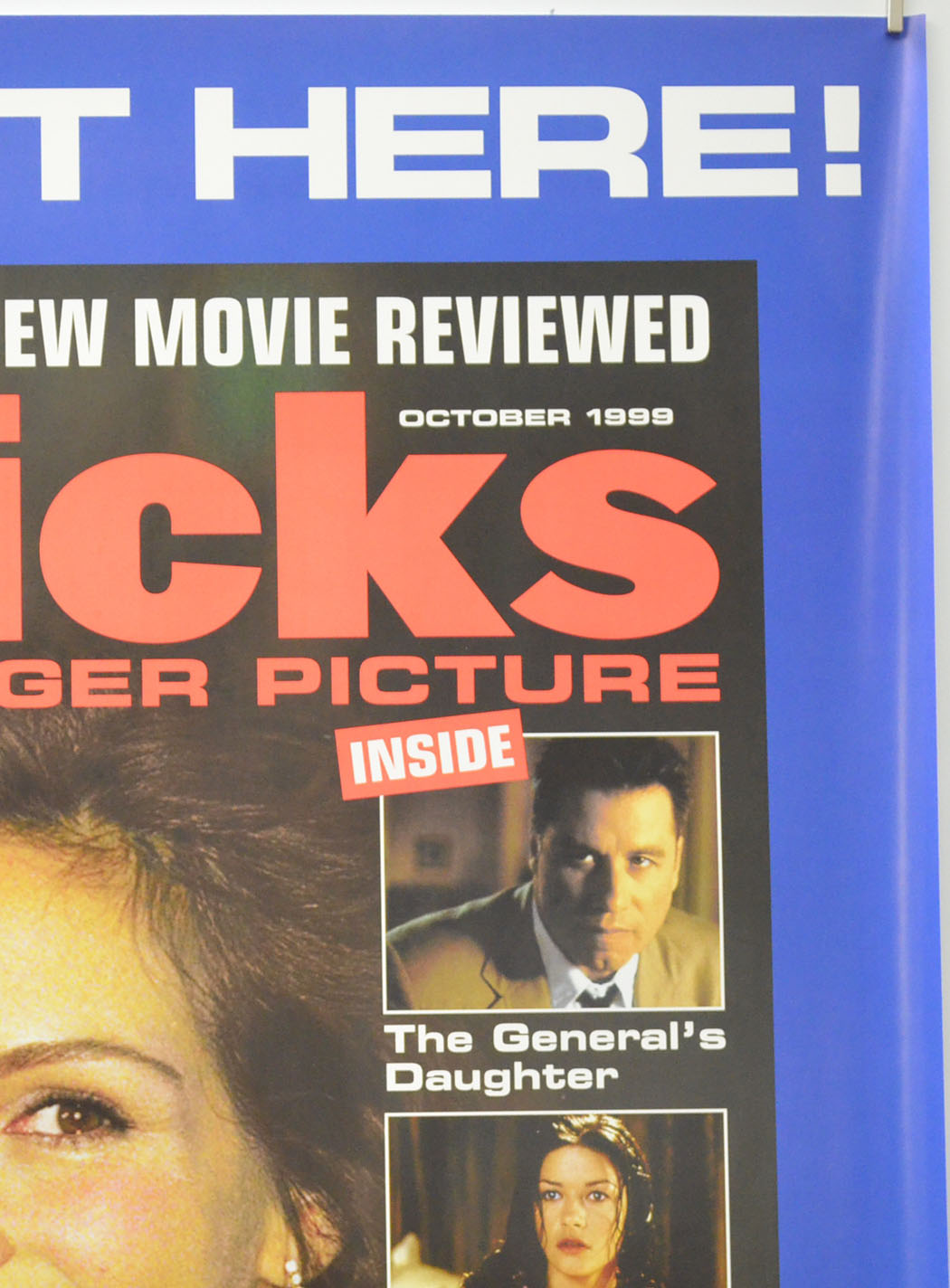 FLICKS OCTOBER 1999 (Top Right) Cinema A2 Movie Poster 