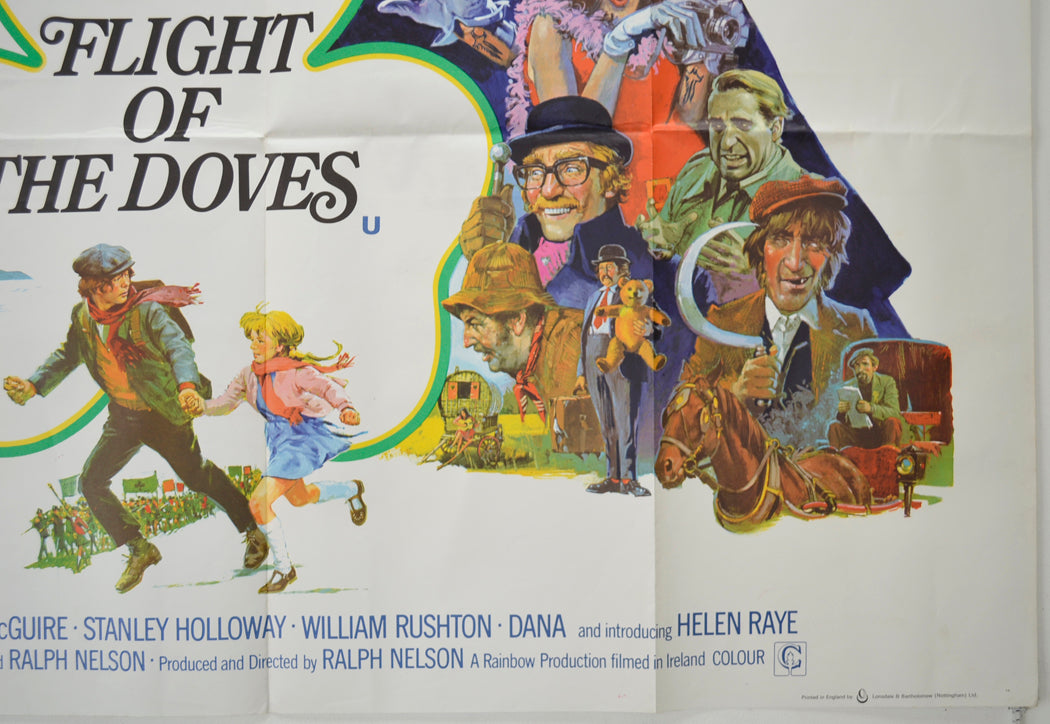 FLIGHT OF THE DOVES (Bottom Right) Cinema Quad Movie Poster 