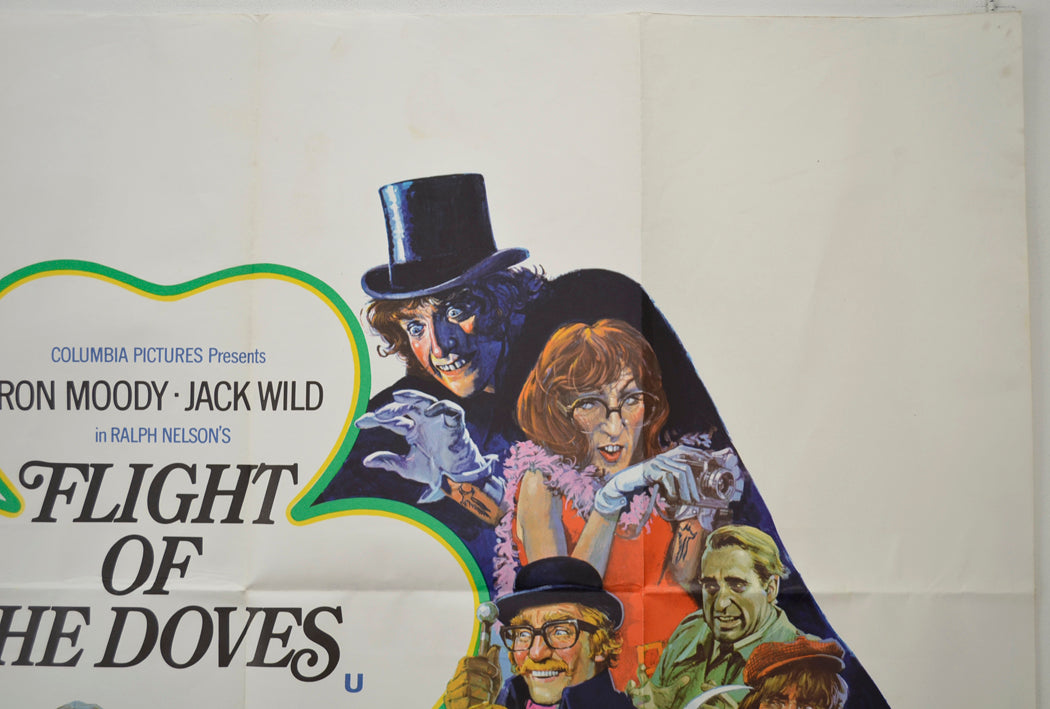 FLIGHT OF THE DOVES (Top Right) Cinema Quad Movie Poster 