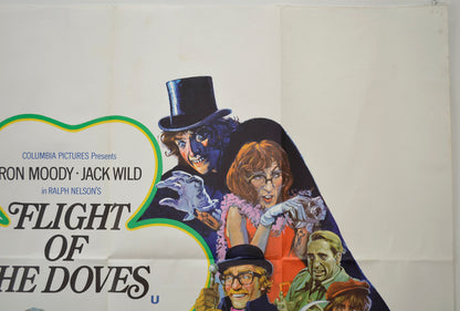 FLIGHT OF THE DOVES (Top Right) Cinema Quad Movie Poster 