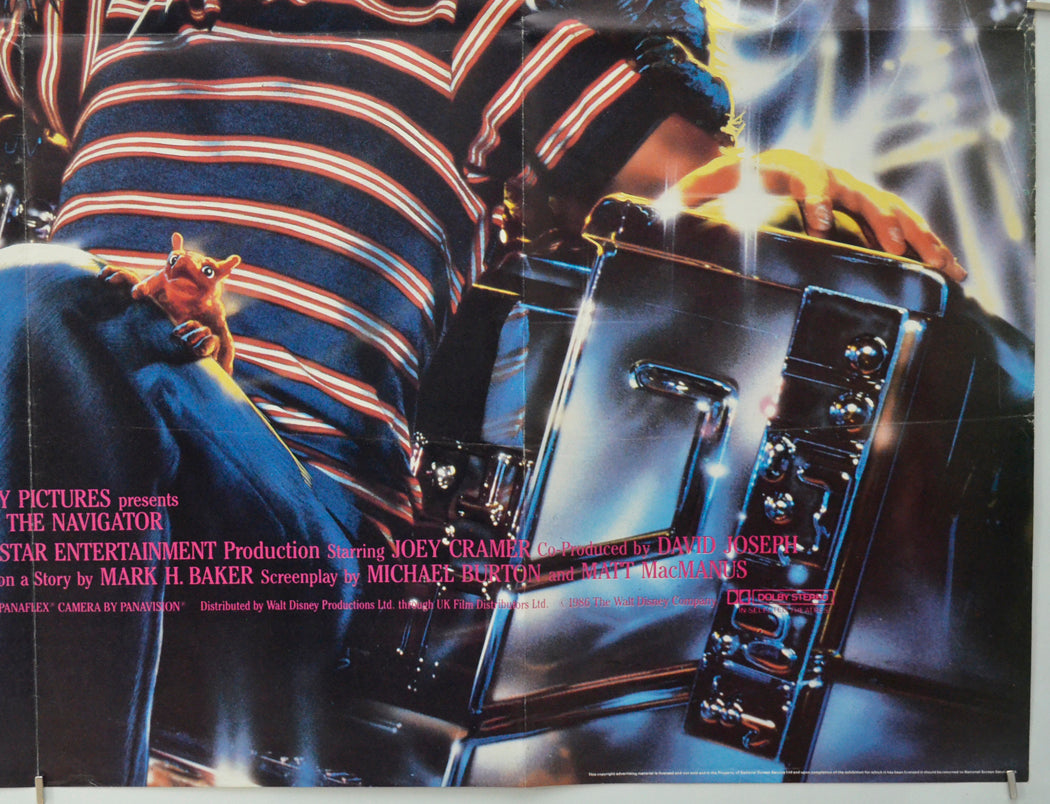 FLIGHT OF THE NAVIGATOR (Bottom Right) Cinema Quad Movie Poster 