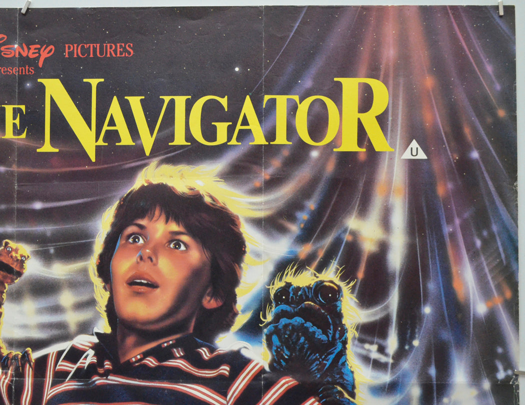 FLIGHT OF THE NAVIGATOR (Top Right) Cinema Quad Movie Poster 