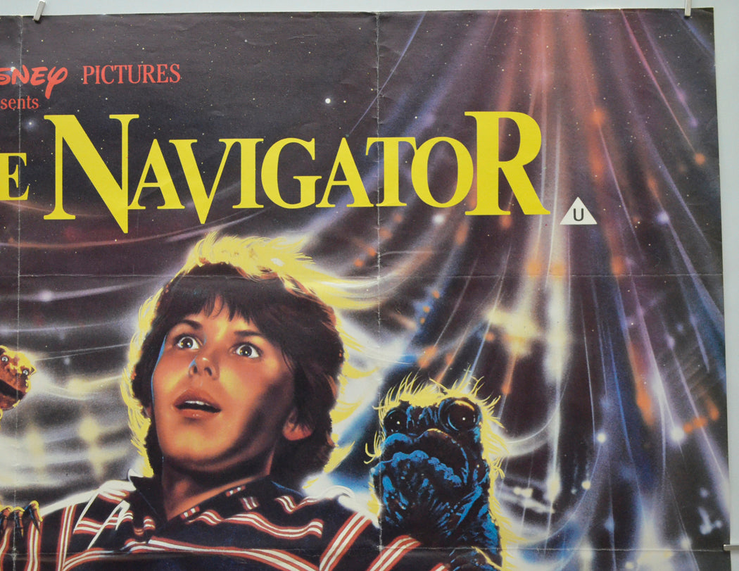 FLIGHT OF THE NAVIGATOR (Top Right) Cinema Quad Movie Poster 