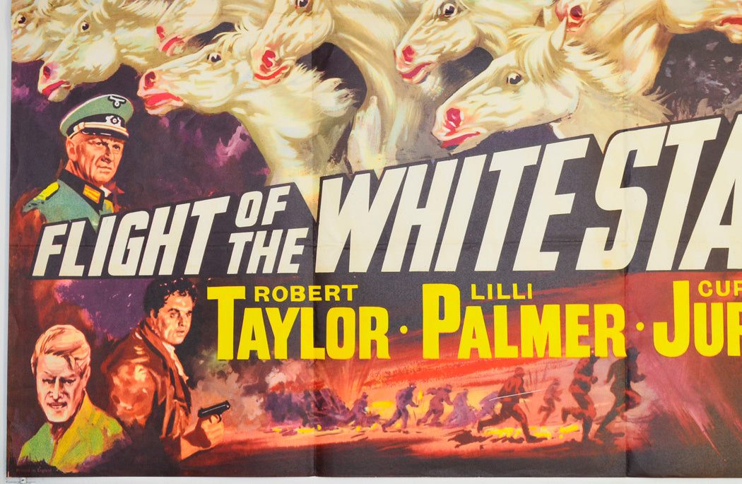 FLIGHT OF THE WHITE STALLIONS (Bottom Left) Cinema Quad Movie Poster 