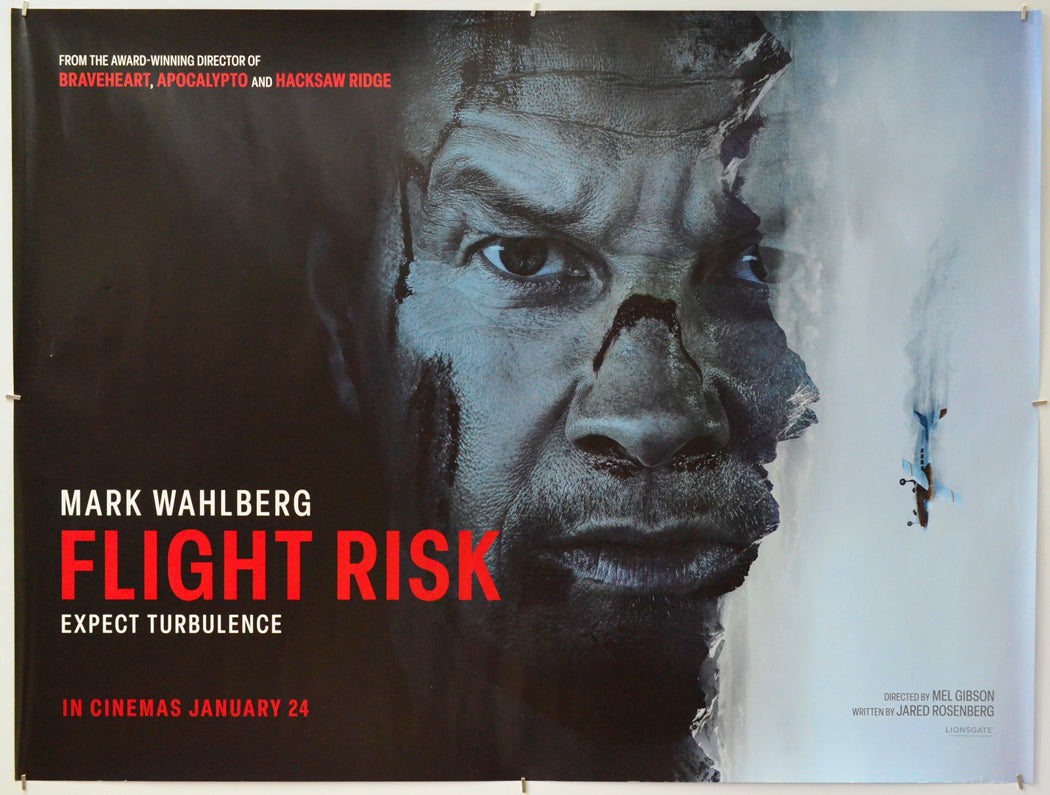 Time Risk Movie “Flight Risk” Original Quad Poster - Film Poster - Movie Poster ...