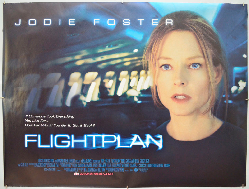 Flightplan Original Quad Poster - Film Poster - Movie Poster