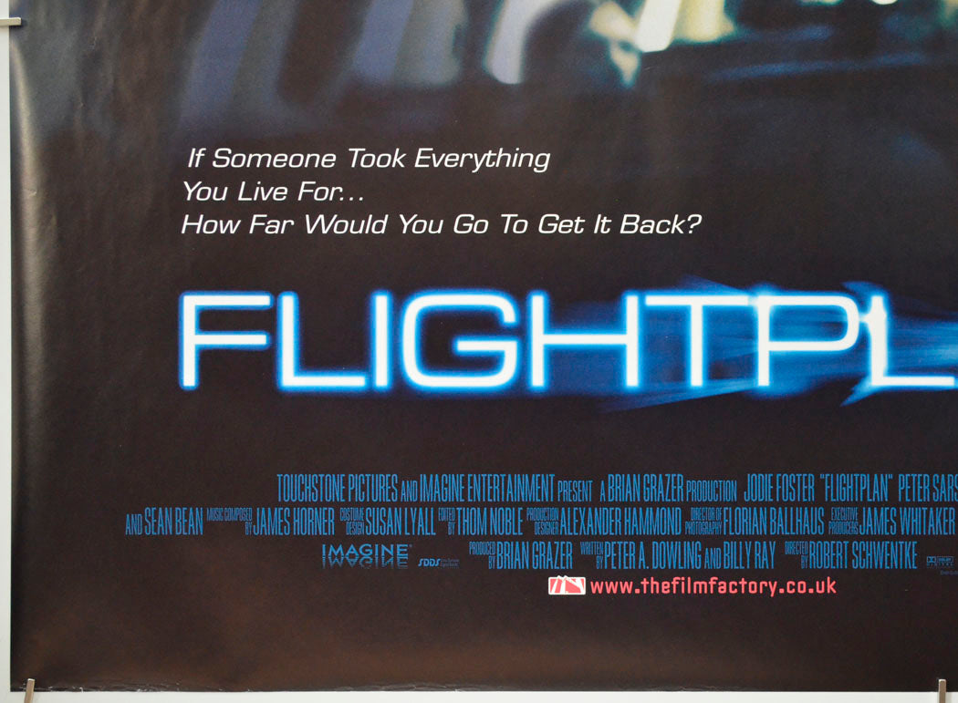 FLIGHTPLAN (Bottom Left) Cinema Quad Movie Poster 