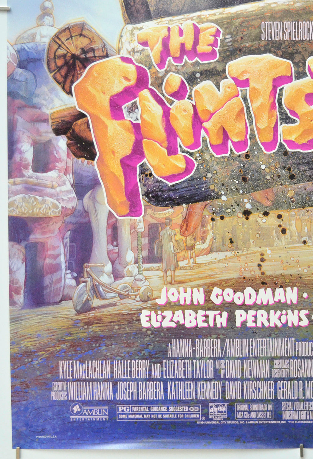 THE FLINTSTONES (Bottom Left) Cinema One Sheet Movie Poster 