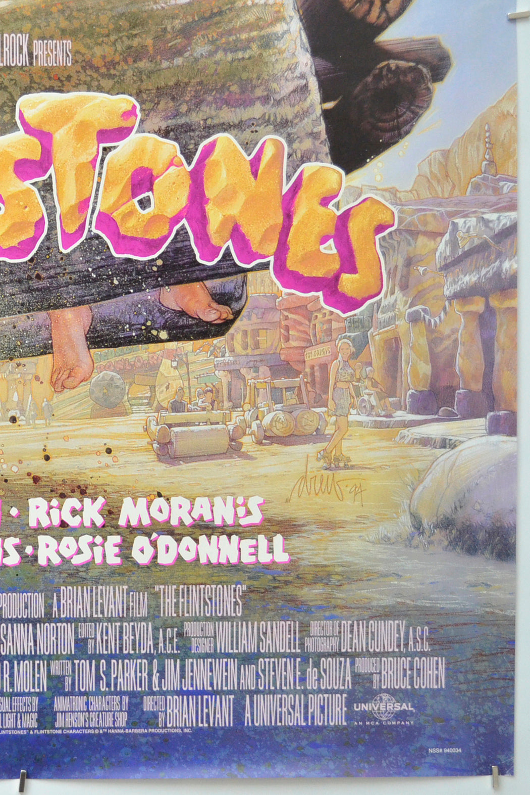 THE FLINTSTONES (Bottom Right) Cinema One Sheet Movie Poster 