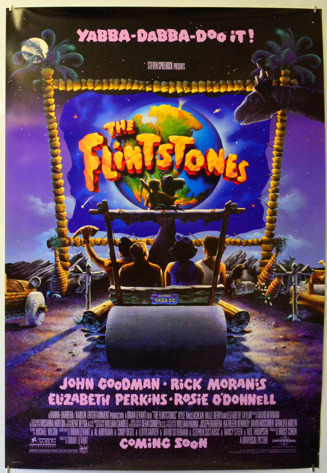 The Flintstones  (Teaser / Advance Version)   Original One Sheet Poster - Film Poster - Movie Poster