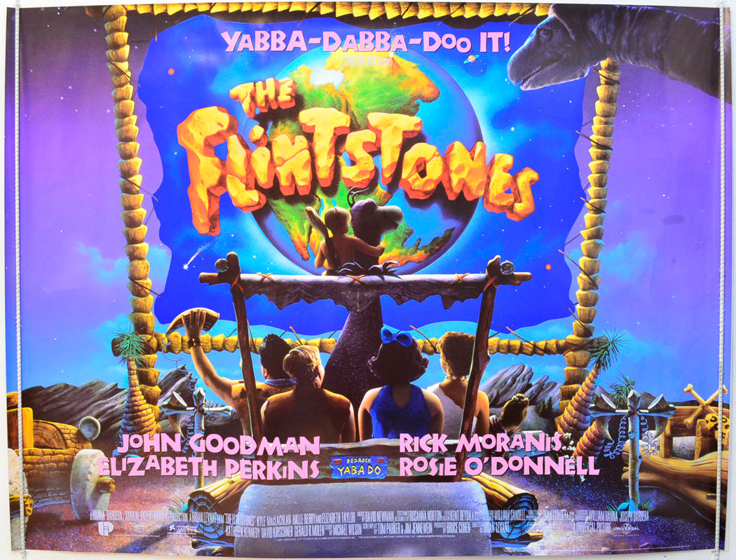 The Flintstones Original British Quad Poster - Film Poster - Movie Poster 