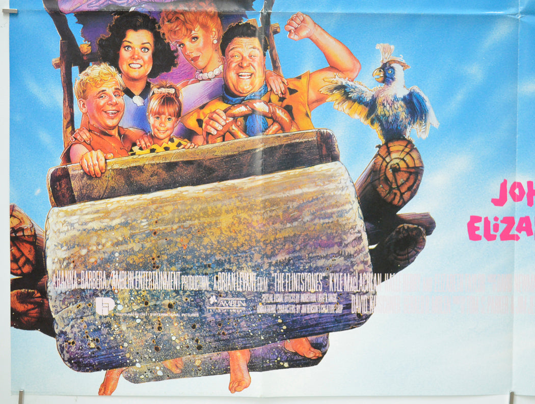 THE FLINTSTONES (Bottom Left) Cinema Quad Movie Poster 